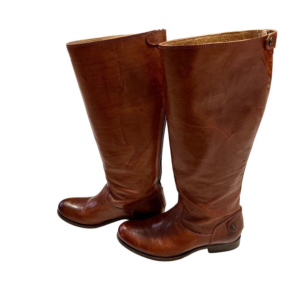 Frye Riding Boot Campus 14L, 8, Saddle - Picture 2 of 13